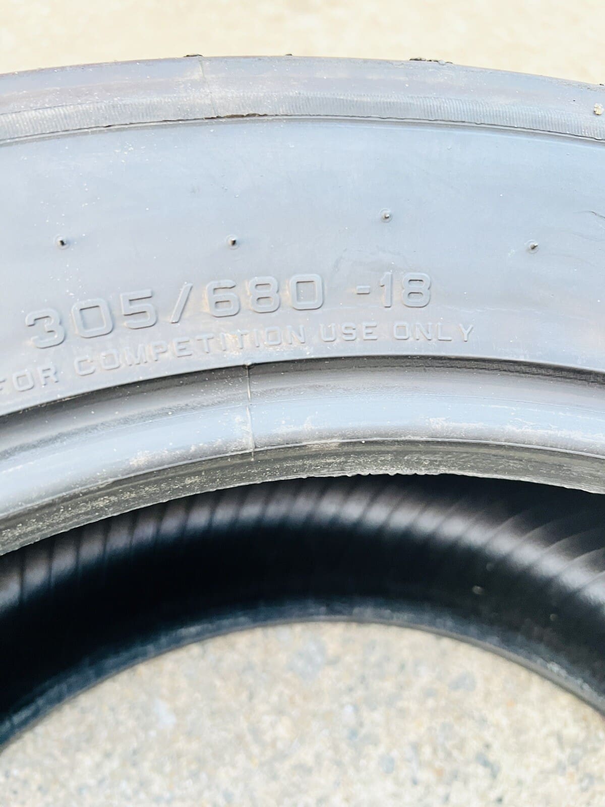 PIRELLI RACING TIRE REAR PORSCHE GT4 305/680-18 TIRE NICE TIRE ONLY 1 - Image 9
