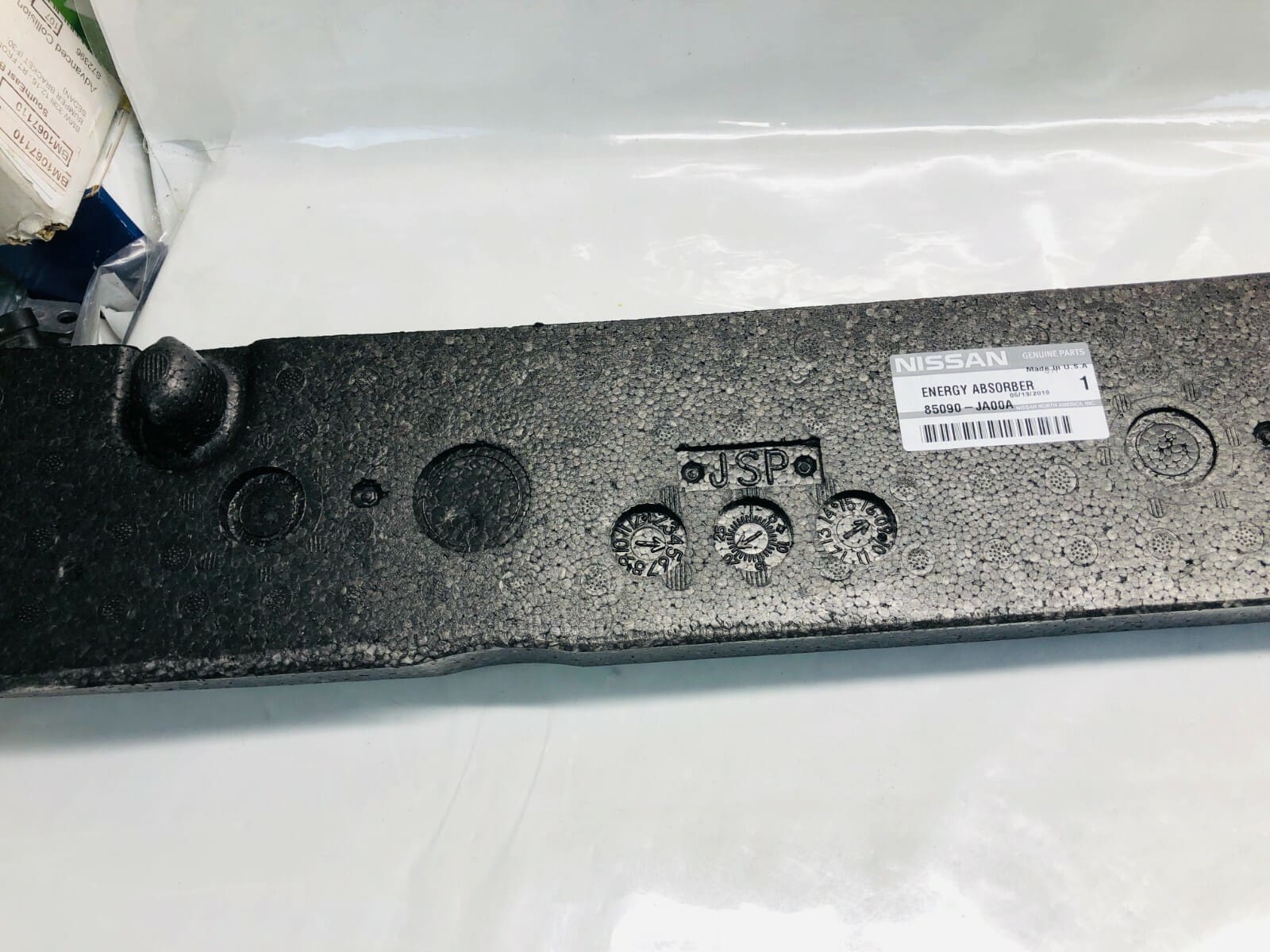 2007 2008 2009 2010 2011 2012 NISSAN ALTIMA REAR OEM BUMPER ABSORBER 85090JA00A - Image 9