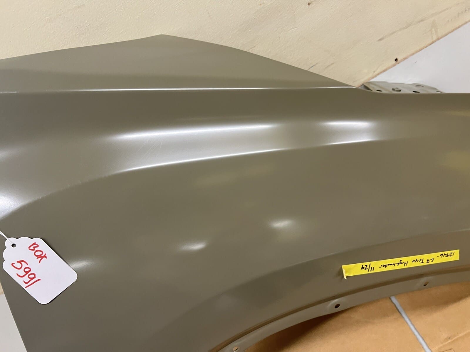 2020 2021 2022 2023 TOYOTA HIGHLANDER FRONT RIGHT OEM FENDER 538010E160 GENUINE - Image 7