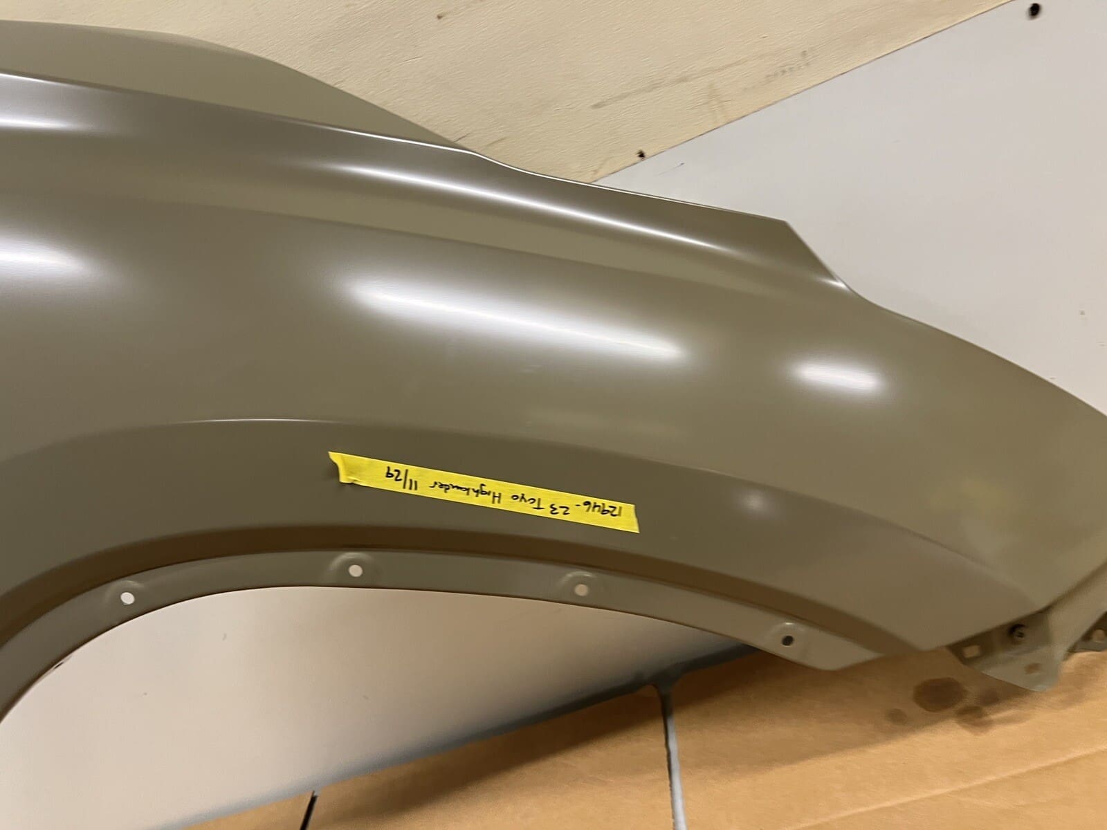 2020 2021 2022 2023 TOYOTA HIGHLANDER FRONT RIGHT OEM FENDER 538010E160 GENUINE - Image 9