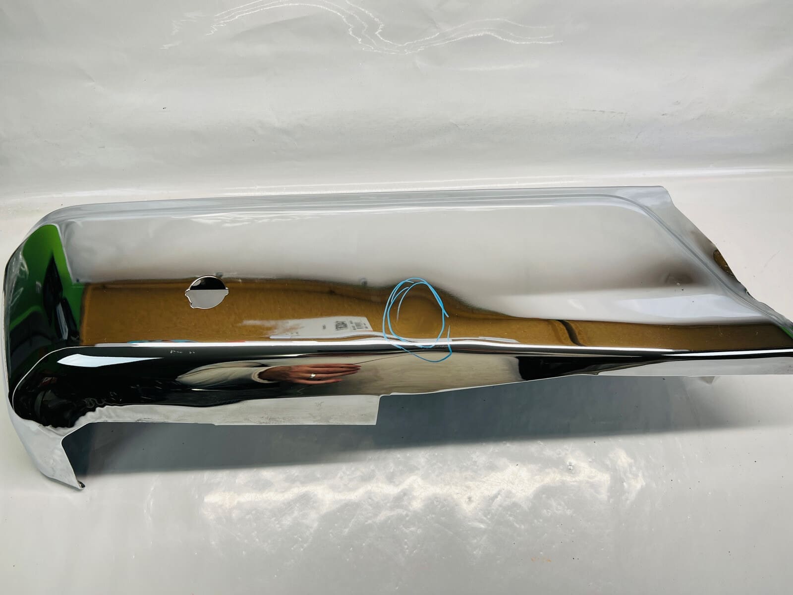 2015 2016 2017 2018 2019 2020 FORD F150 REAR LEFT OEM BUMPER END GENUINE CHROME